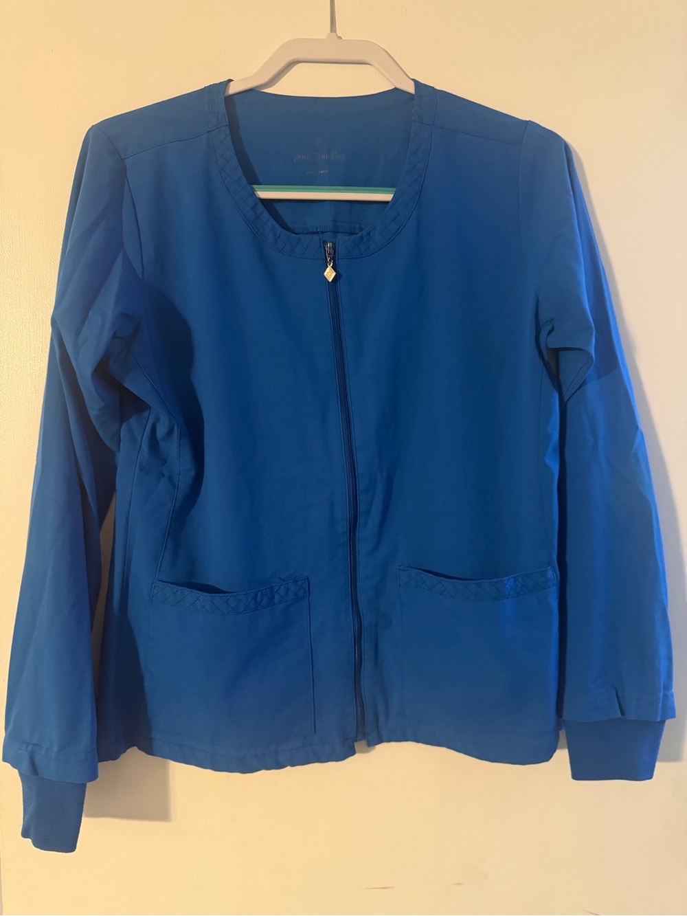 Vera Bradley Women’s Blue Zip-Front Jacket